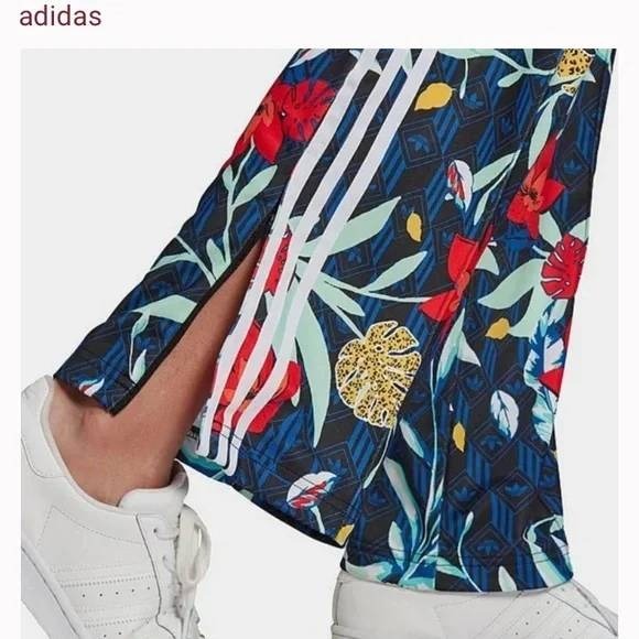 Adidas Originals x HER Studio London Track Pants Women XS Firebird Floral Sporty - Picture 6 of 10